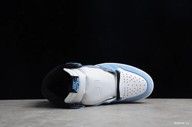 555088-134 AIR High Jordan University Black White Blue Retro 1 0401